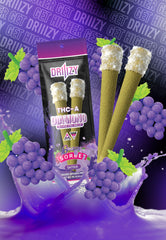 Driiizy THC-A Diamond Dipped Pre-rolls | 2 Gram | 2 Pack | Grape Sorbet