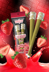 Driiizy THC-A Diamond Dipped Pre-rolls | 2 Gram | 2 Pack | Strawberry Gelato